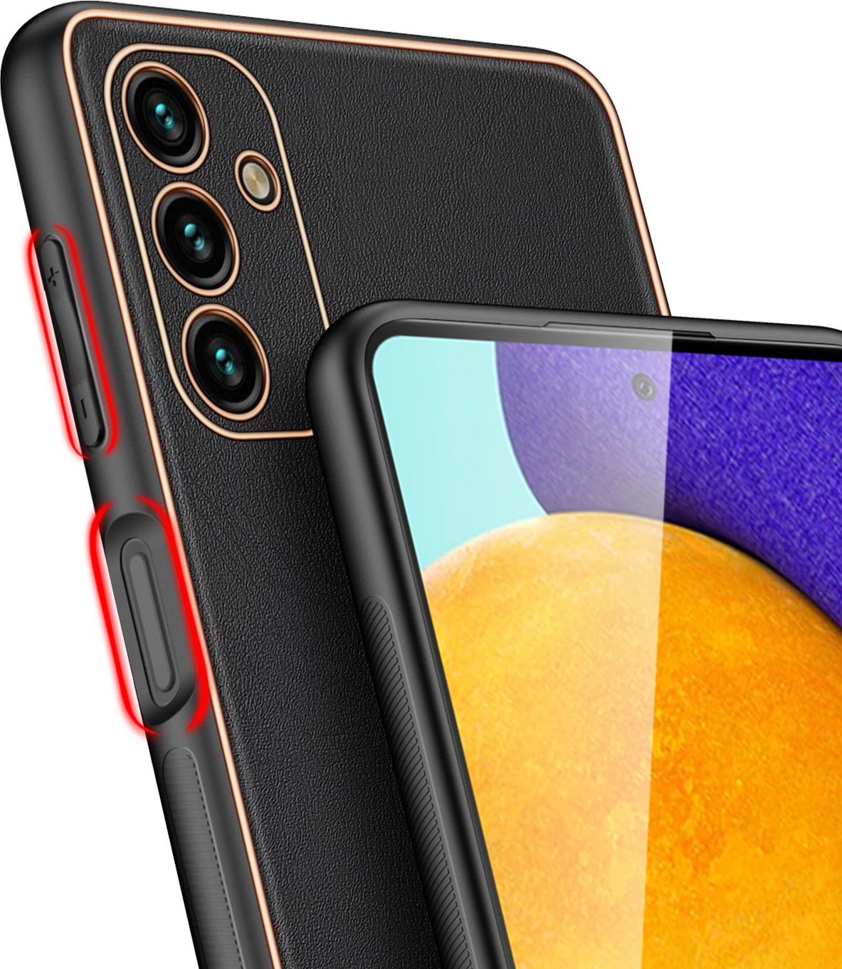 Mbështjellës Dux Ducis Yolo për Samsung Galaxy A13 5G, lëkurë ekologjike, i zi