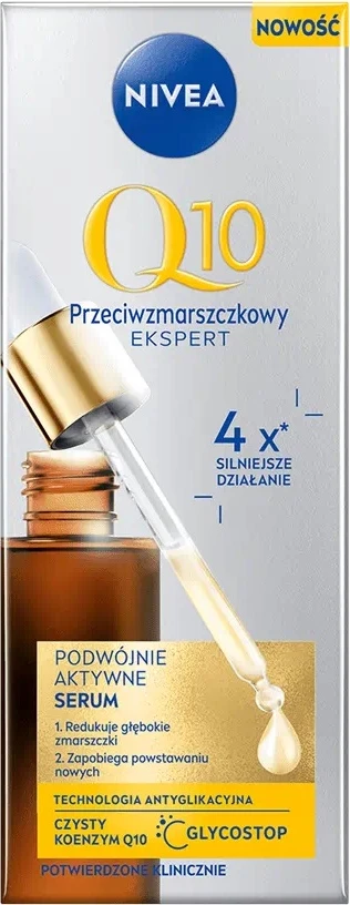 Serum për fytyrë Nivea Q10 Anti-Wrinkle Expert Double-Active për femra 30ml