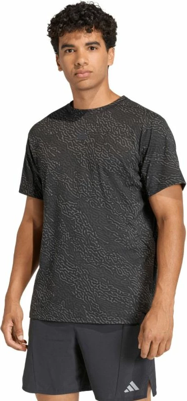 Maicë për meshkuj adidas D4T Power Aop Tee KF3097, e zezë