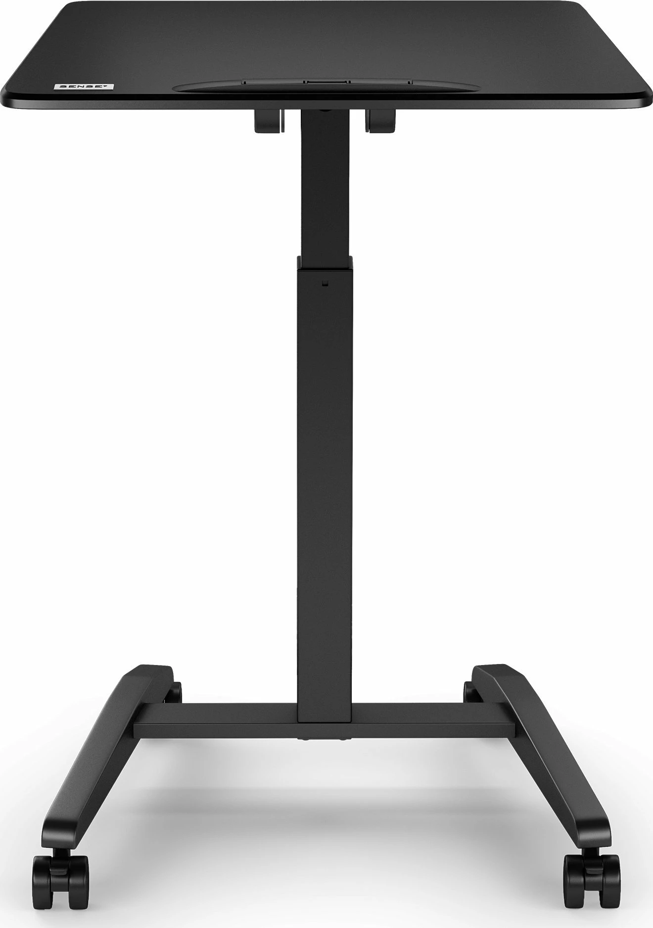 Tavolinë mobile SENSE7 Mobile Desk 70x52 cm, rregullim lartësie 76-111 cm, sipërfaqe e anueshme 0-90°, e zezë