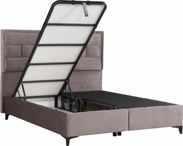 Krevat Brick me hapësirë për depo, ngjyrë kërpurdhe 05-450, 215x165x121, për dyshek 160x200cm