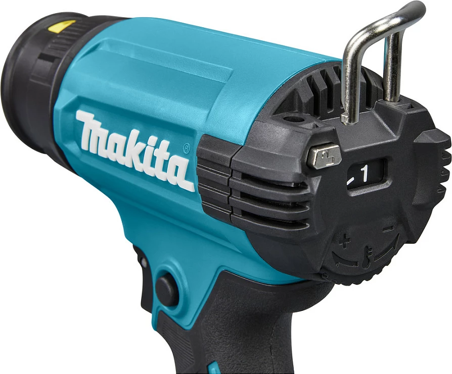 Pistoletë termike Makita DHG181ZK, 18V Li-Ion, 4 gryka, me valixhe, zi/jeshile