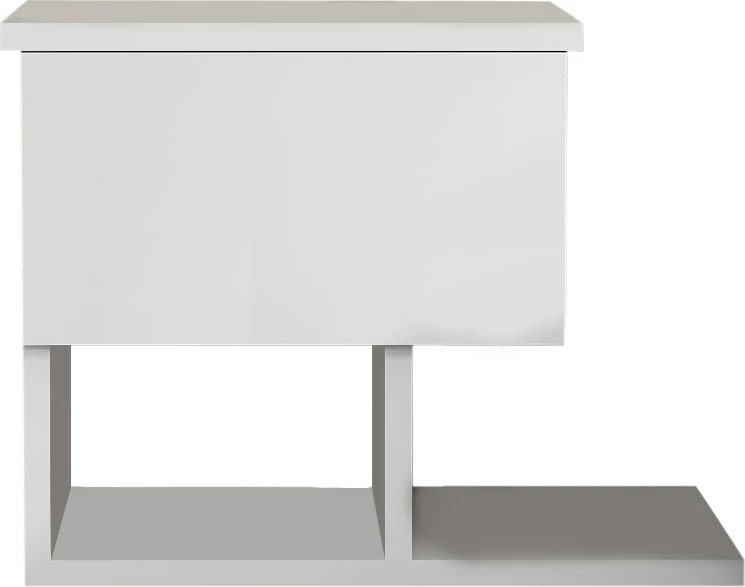 Komodinë Hanah Home, Yasso, e bardhë