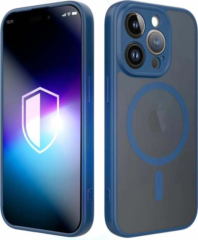 Kllapë telefoni 3mk Misty MagCase për iPhone 14 Pro, kaltër