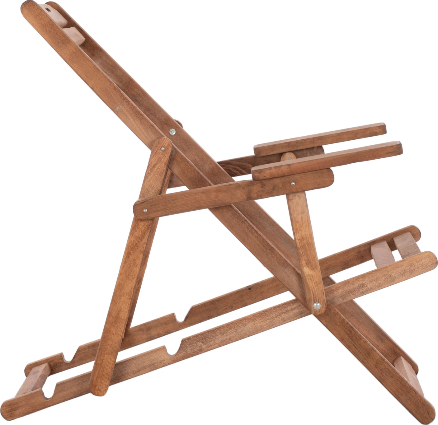Karrige lounge Limnos me krah, ngjyrë arre, FH5799.01, 62.5x97x105 cm 3