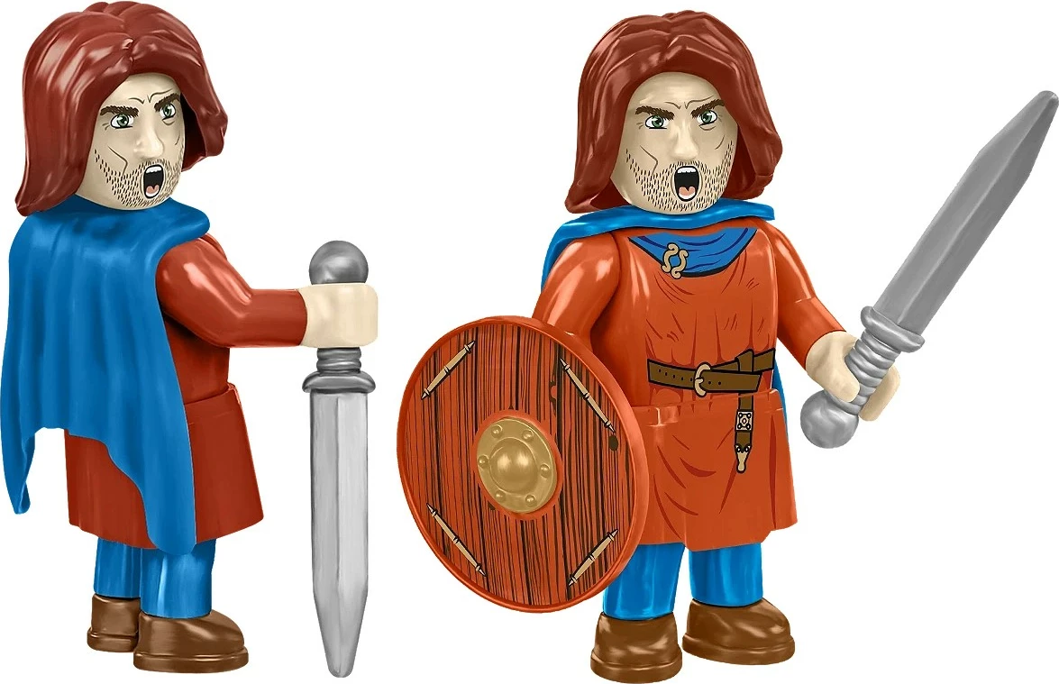 Set blloqe ndërtimi, Cobi, COBI-20076 Roman Camp Watchtower, 628 pjesë, 3 figurina, 8+