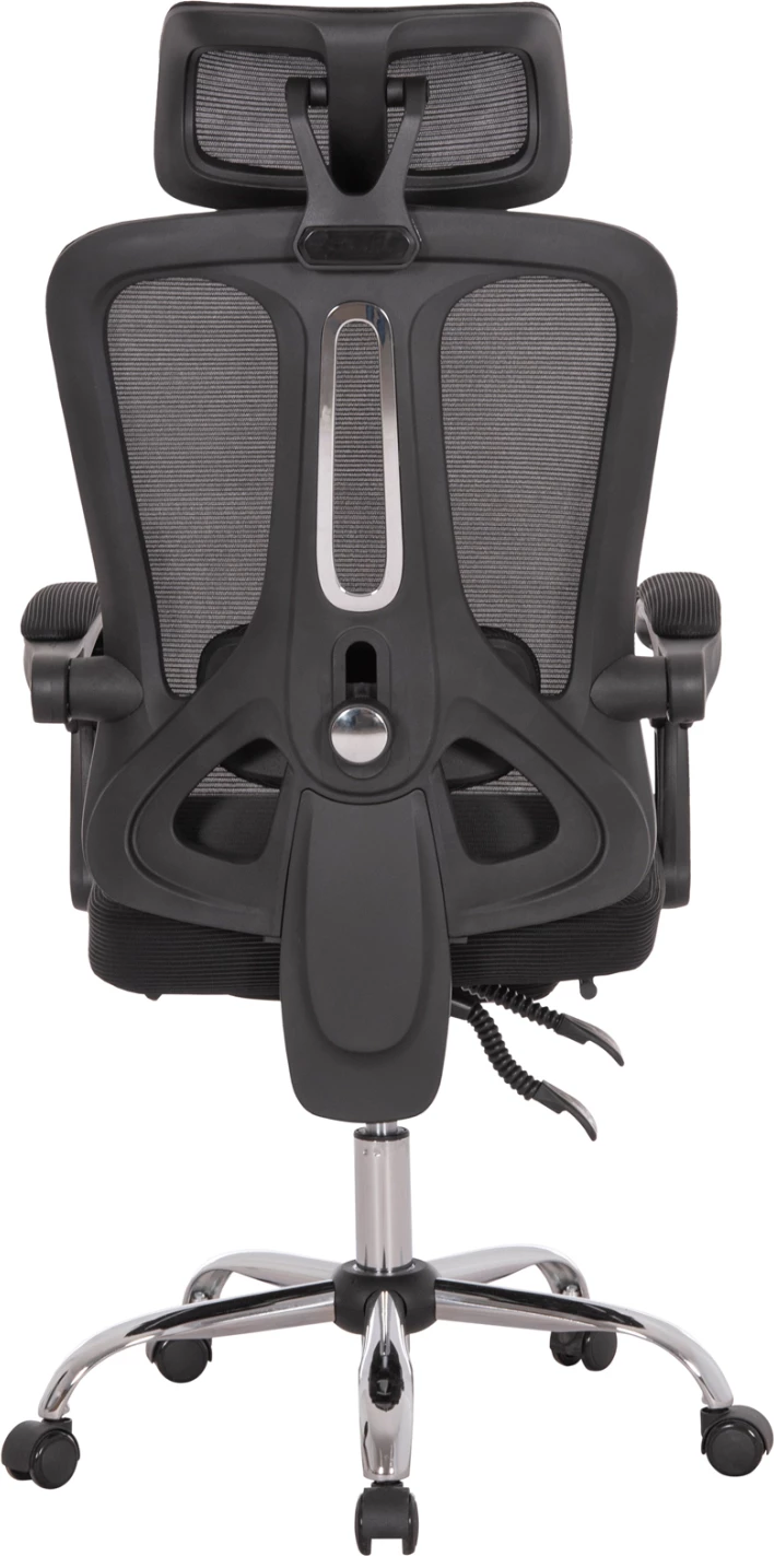 Karrige zyre BARNET, rrjetë e zezë, kornizë najloni, FH18258.01, 61x62x123cm