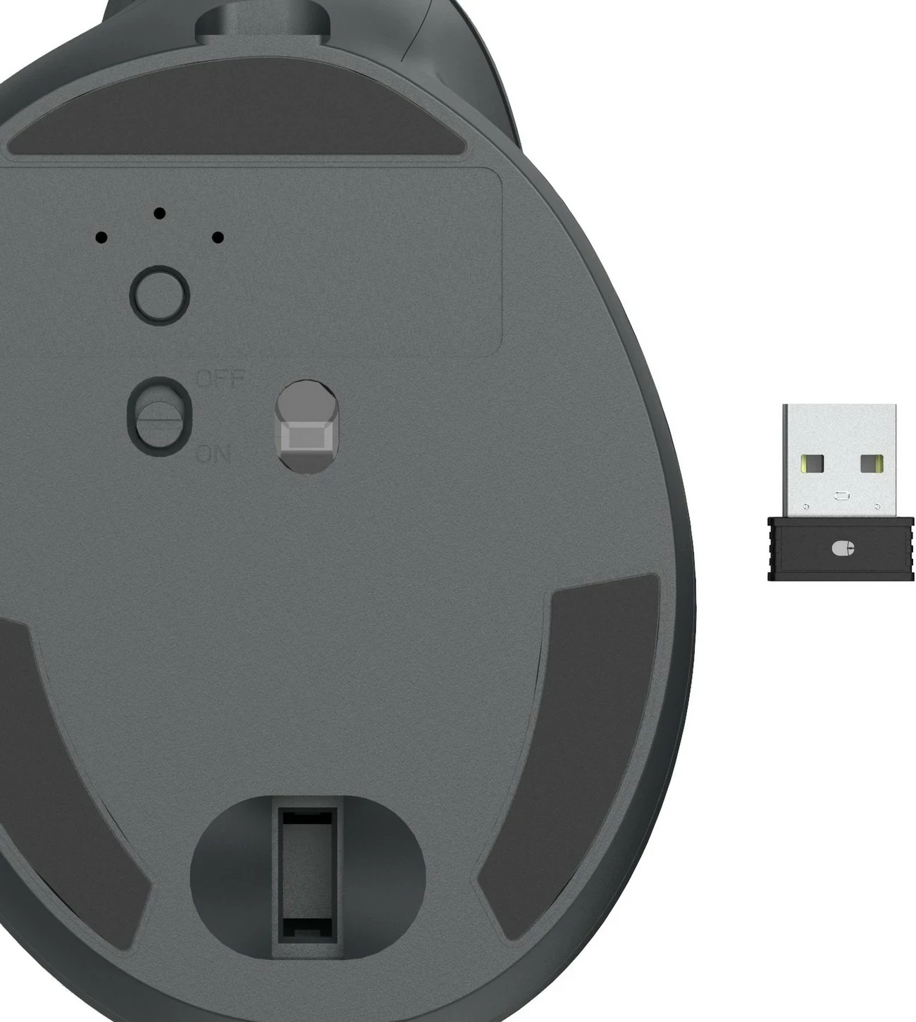 Maus vertikal Hama EWM-600, wireless, për të majtë, i zi