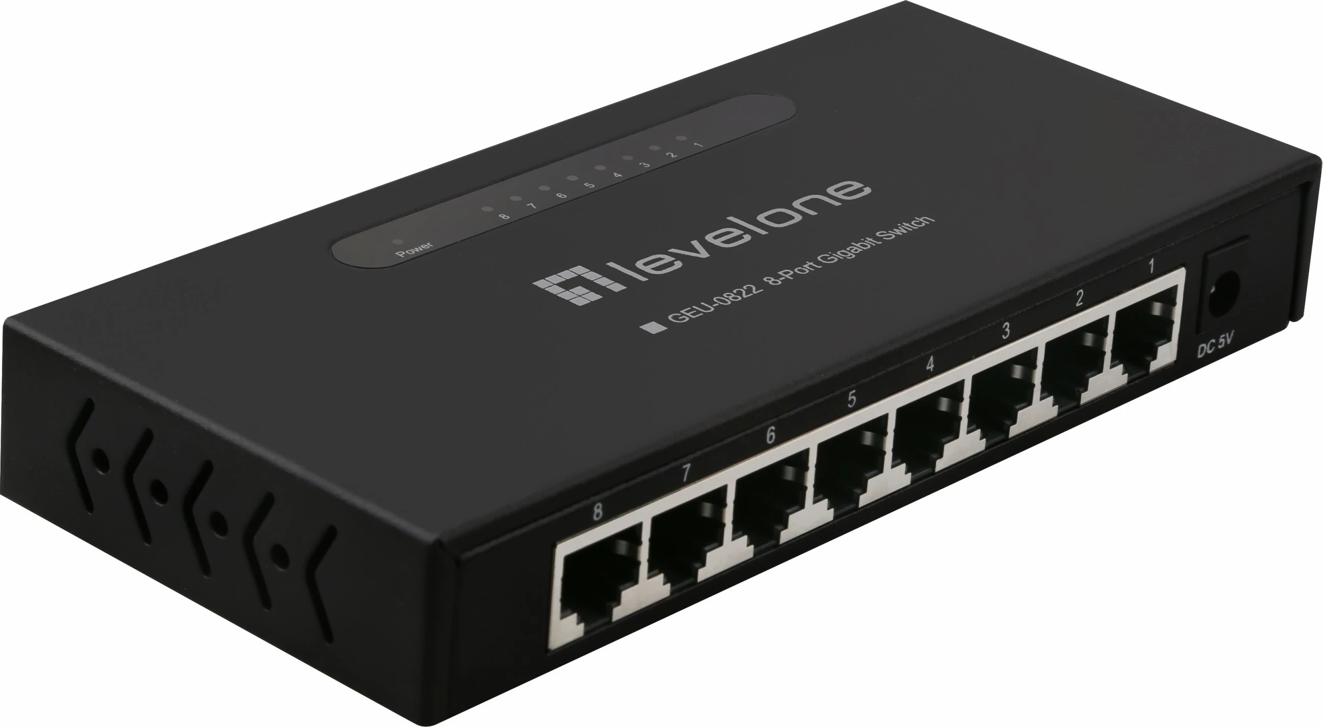 Switch LevelOne GEU-0822, 8-Port Gigabit, i zi