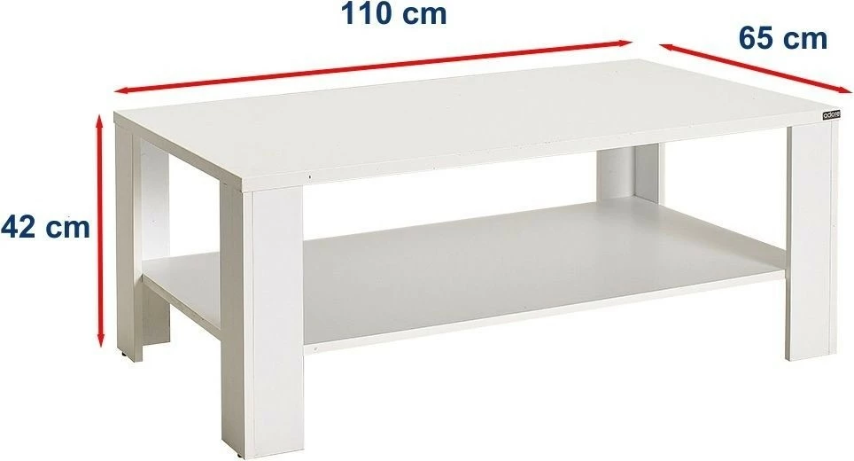 Tavolinë kafeje Hanah Home, Diamond White, Shp-695-Dd-1
