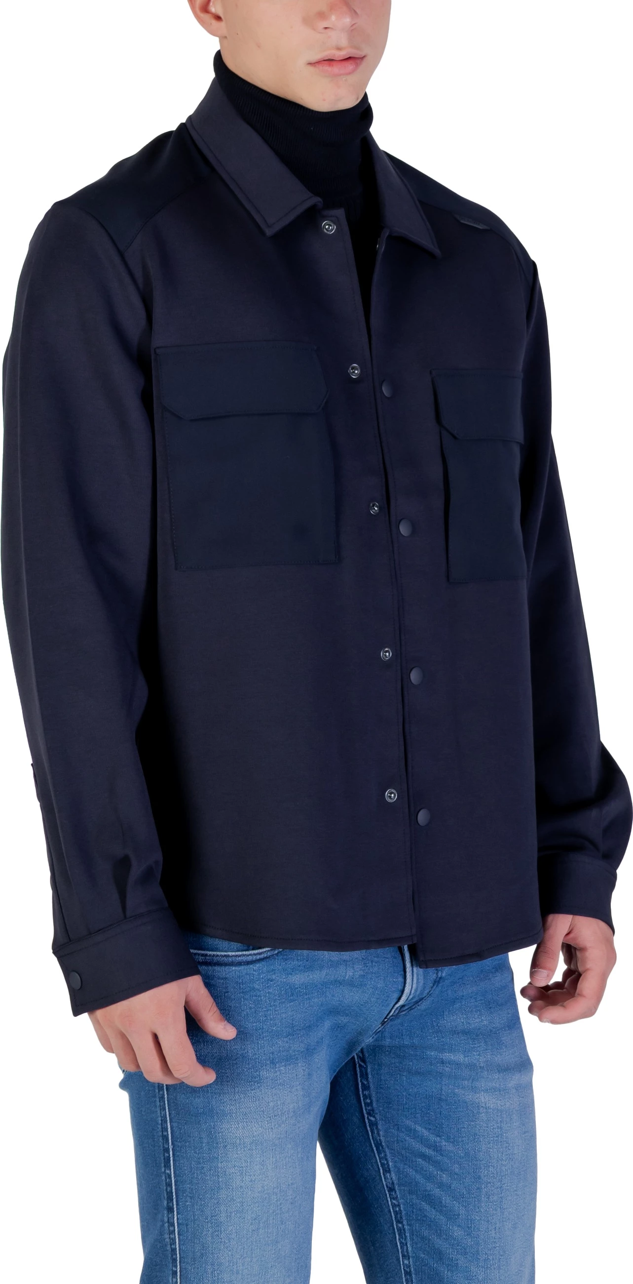 Këmishë për meshkuj Antony Morato MMSL00771-FA150168, blu e errët [Madhësia: XL]
