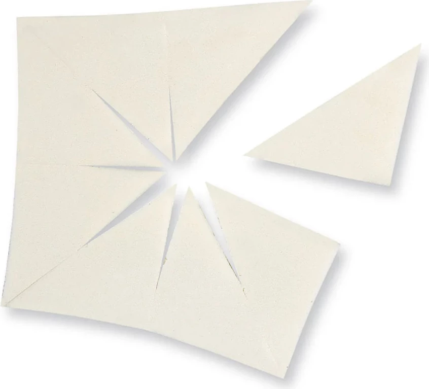 Sfunga për make-up Artdeco Edges latex për femra, 8 copë