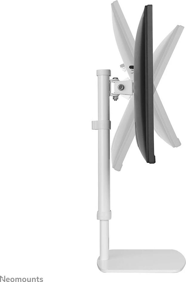 Mbajtës tavoline Neomounts Newstar FPMA-D890WHITE, për monitor deri 30 inç, rregullim lartësie, i bardhë