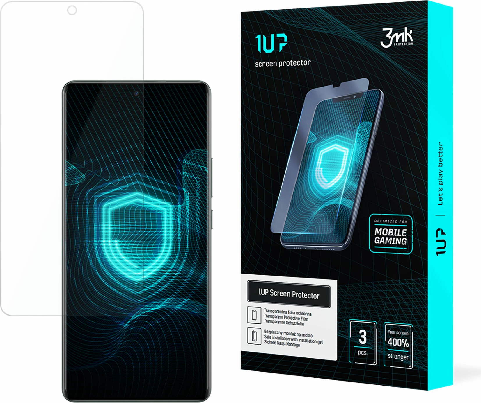 Mbrojtës ekrani 3mk 1UP për Realme GT 6T, gaming