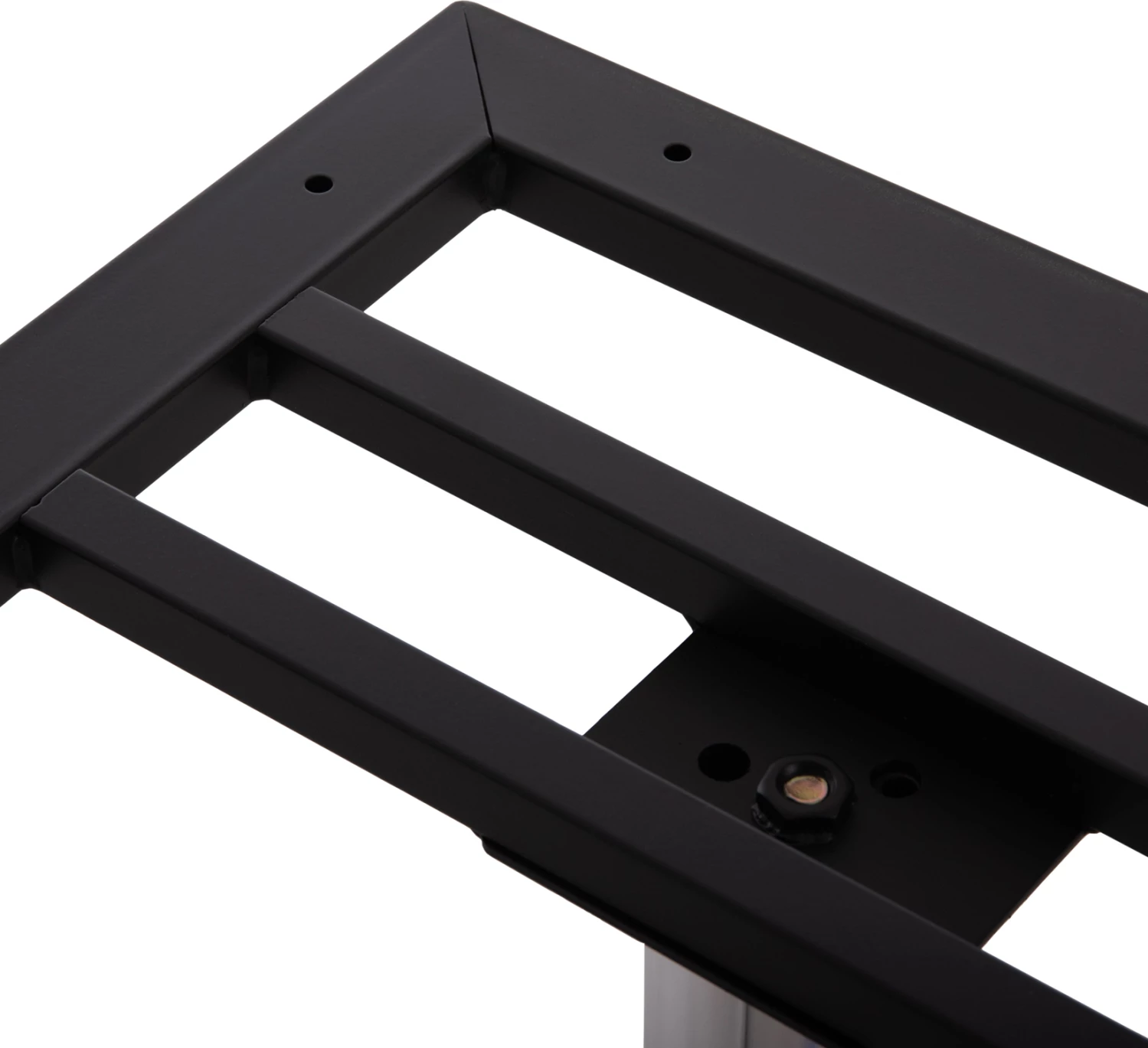 Baza dyshe për tavolinë, metal krom, me rregullues lartësie, 100x60x73cm