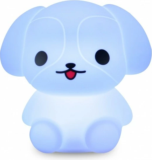 Llambë nate silikoni Mesmed MM027 Glow Puppy, me telekomandë, LED, shumëngjyrëshe