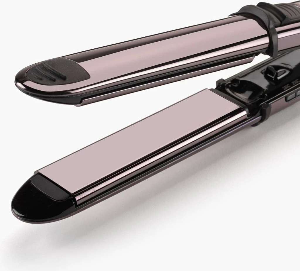 Hekur për drejtim flokësh Babyliss BAB3500E, 5 nivele temperature, Qeramik, Rozë