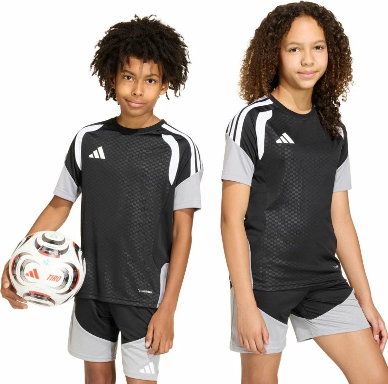 Maicë për fëmijë adidas Tiro 26 Competition Training KA7599, e zezë/gri