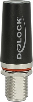 Antena DeLOCK 12456, omni-direksionale 3 dBi, N-type, 50 Ω, IP67, e zezë