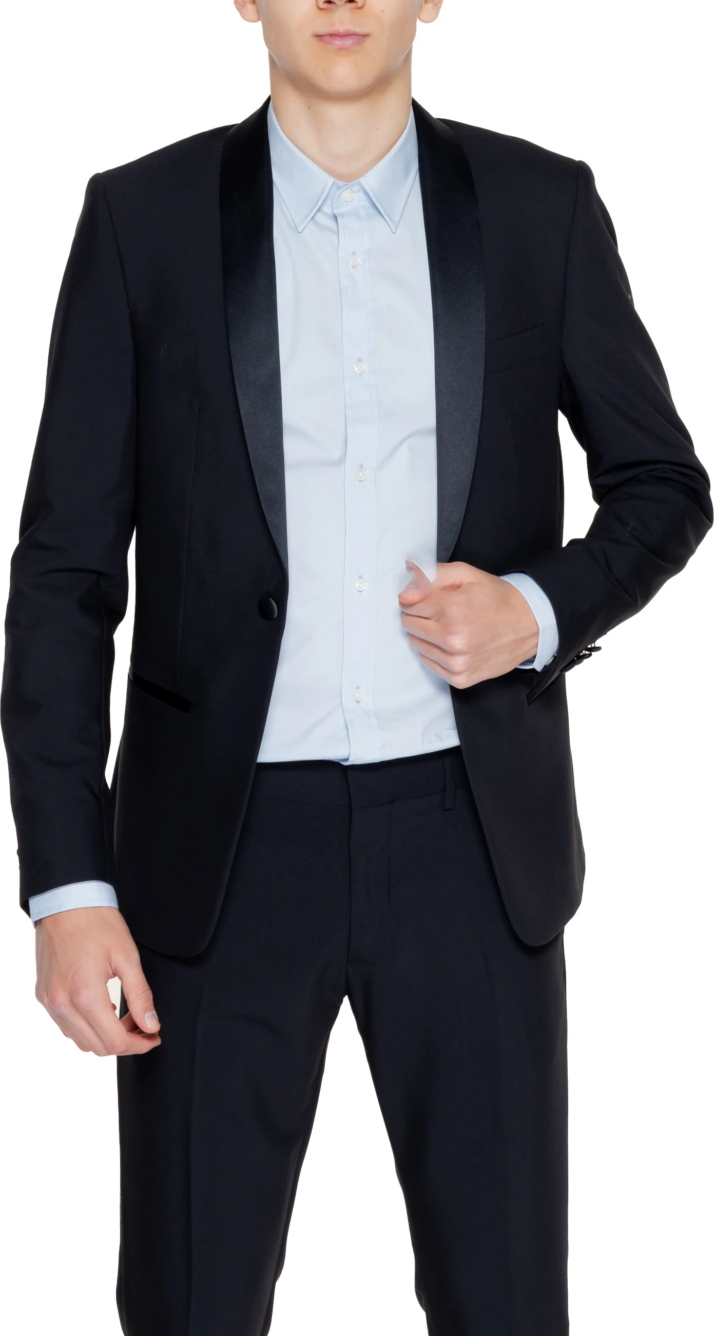 Sako elegante për meshkuj Antony Morato MMJS00034-FA600255, e zezë [Madhësia: 3XL]