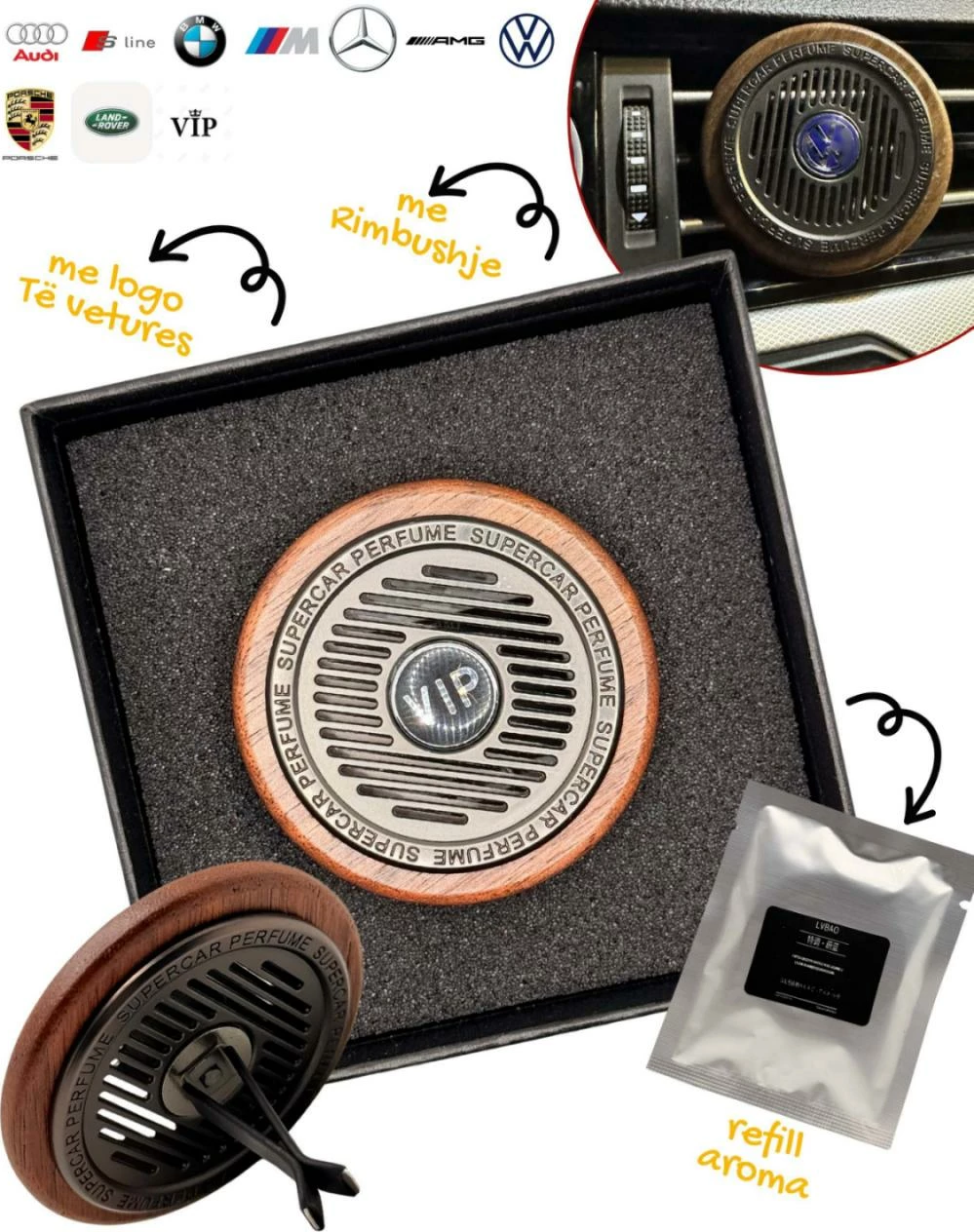 ROMA WOOD CLIPS 0501-2