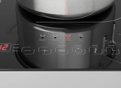 Pllakë induksioni e dyfishtë CASO ProGourmet 3500 (2233) 3500W, 2 zona, e zezë/argjendtë