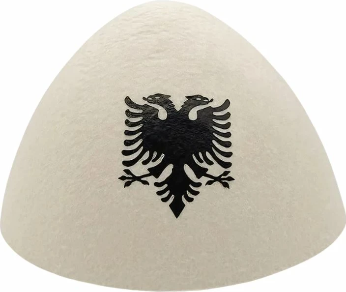 Plis me shqiponjë PLS, i bardhë