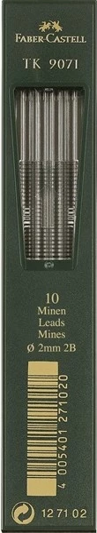 Refill për laps mekanik Faber-Castell TK 9071, 2B, 2 mm