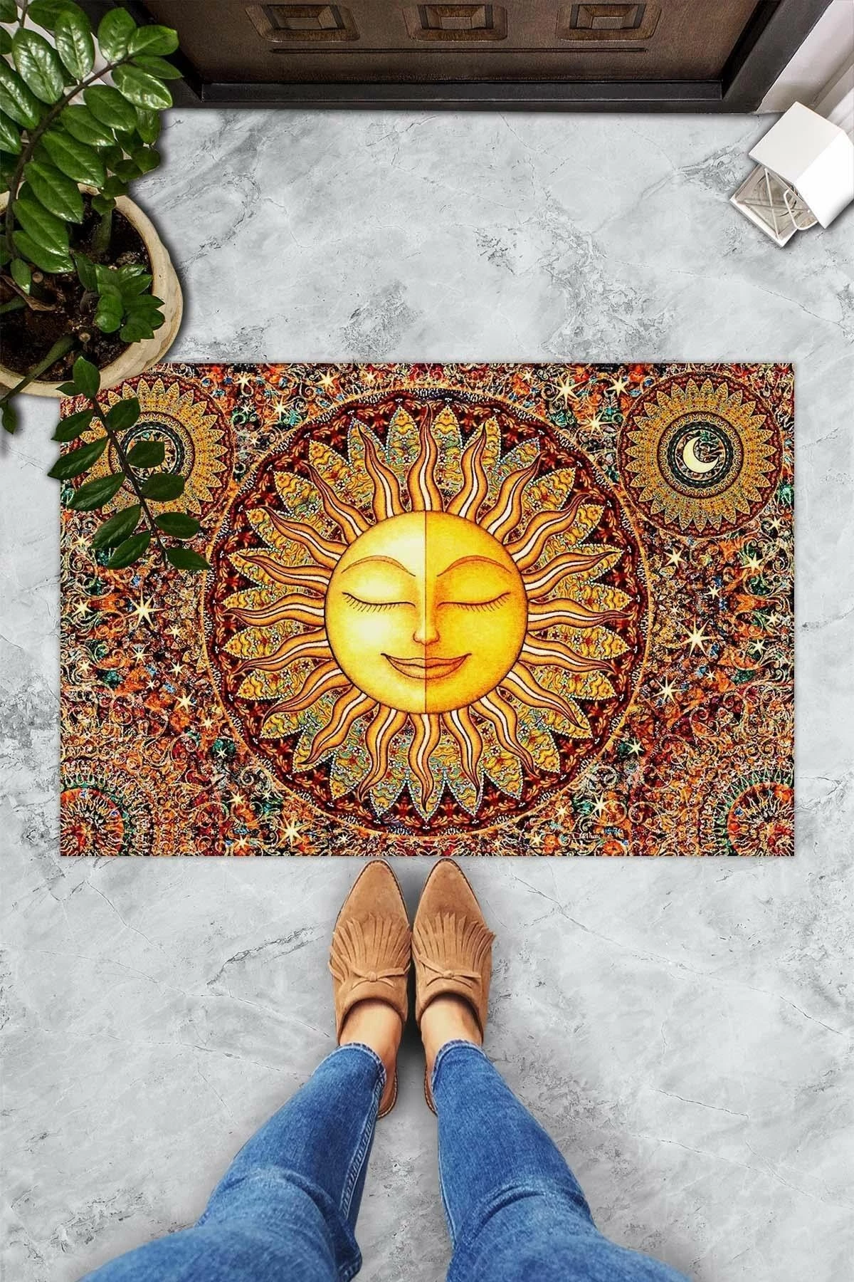 Shilte hyrëse PVC Conceptum Hypnose, Happy Sun, shumëngjyrëshe, 40x60cm