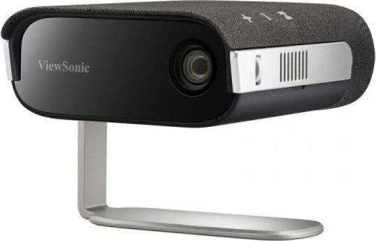Projektor LED portativ ViewSonic M1X, WVGA 800x480, 150 lm, Wi-Fi/Bluetooth, bateri e integrume, 0.8 kg, zi/argjend, me çantë + telekomandë