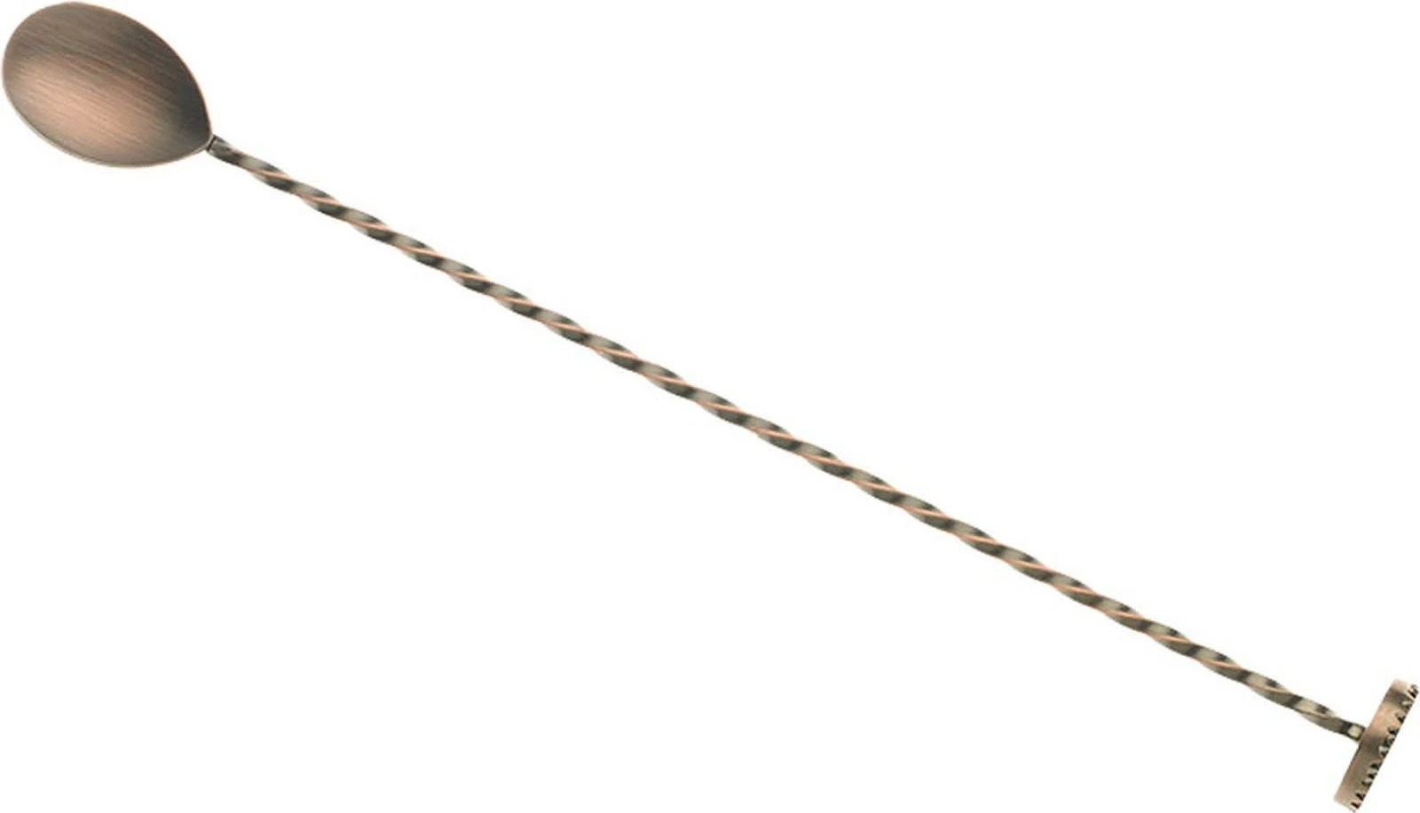 lugë bar-i me shtypëse, Barfly, 300 mm, çelik inoks 18/8, bakër antik