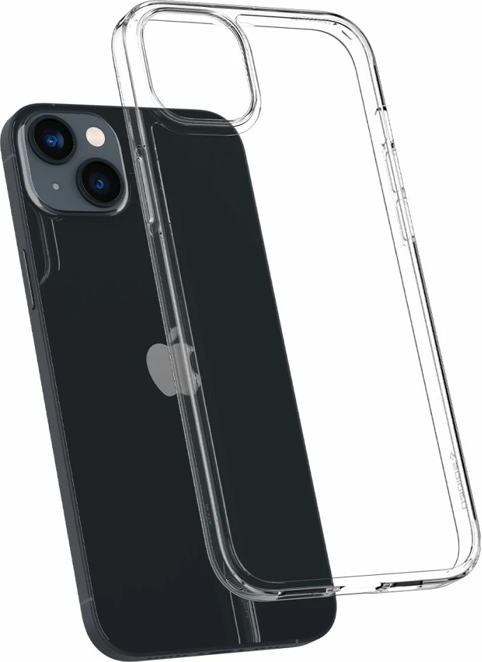 Mbështjellës Spigen Airskin Hybrid për iPhone 14 Plus, TPU/PC, Air Cushion, transparent, 1 copë