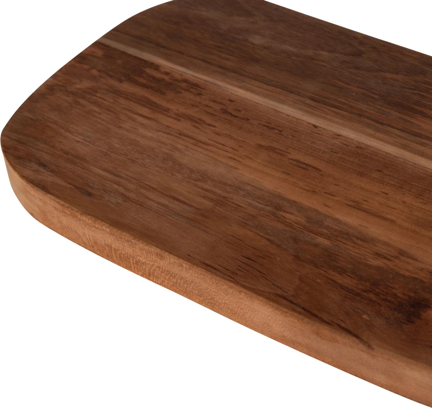 Dërrasë prerëse normale FH4290 dru tik natyral me vrimë varëse dhe dorezë 19x43.5x2H cm 6