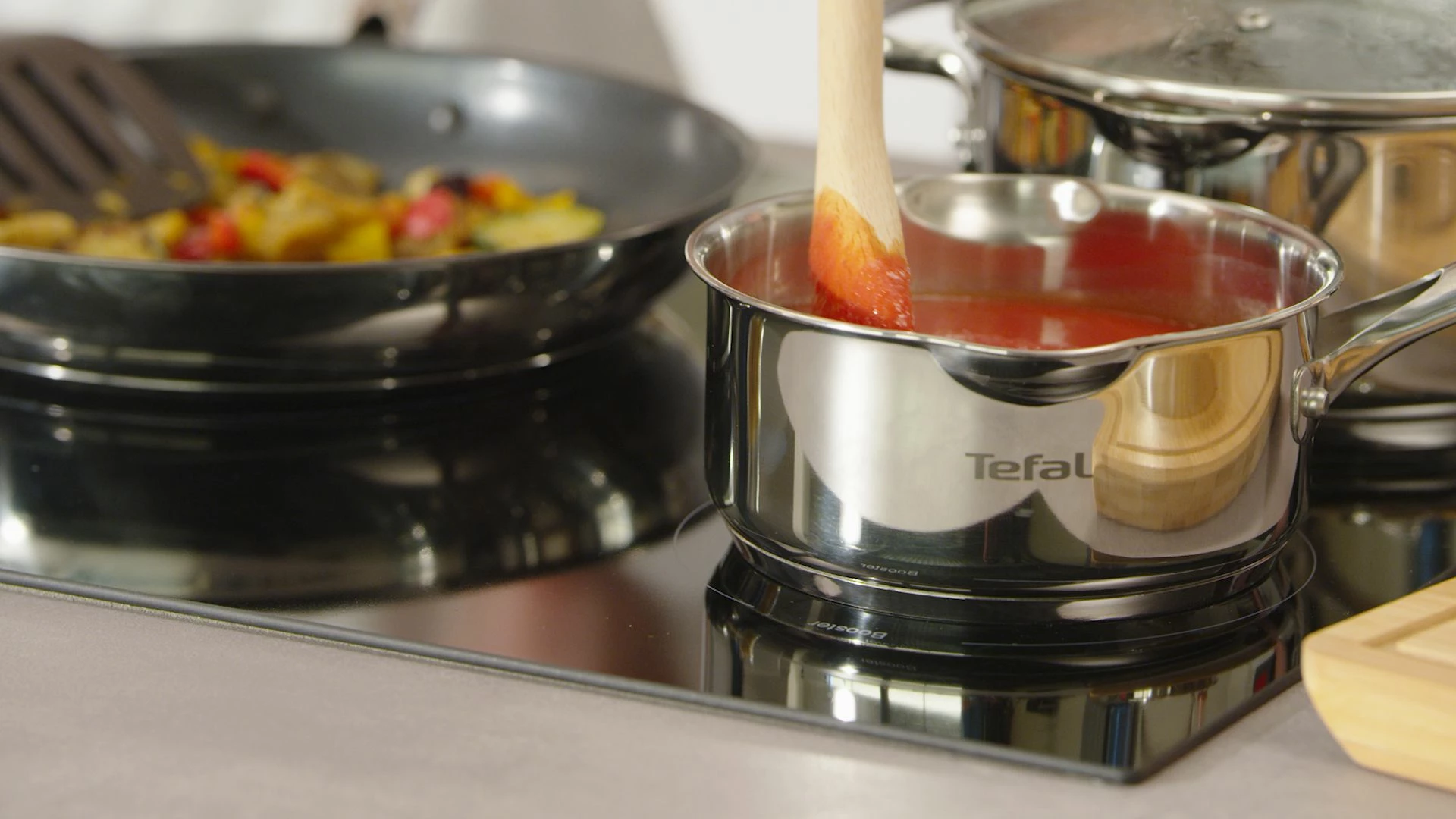 Tenxhere Tefal Duetto+ 20 cm, 2.9 L, me kapak, inox, silver