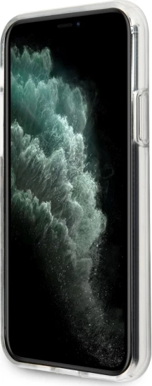 Mbështjellës Guess GUHCN65IMLFL02 për iPhone 11 Pro Max, Flower Collection, vjollcë