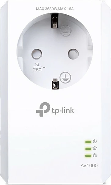 Adapter Powerline TP-Link TL-PA7017P, 1000 Mbit/s, Ethernet Gigabit, e bardhë