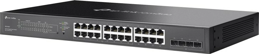 Switch TP-Link Omada 28-Port Gigabit Smart, 16-Port PoE+, Managed, L2/L2+, Gigabit Ethernet (10/100/1000), Rack mounting