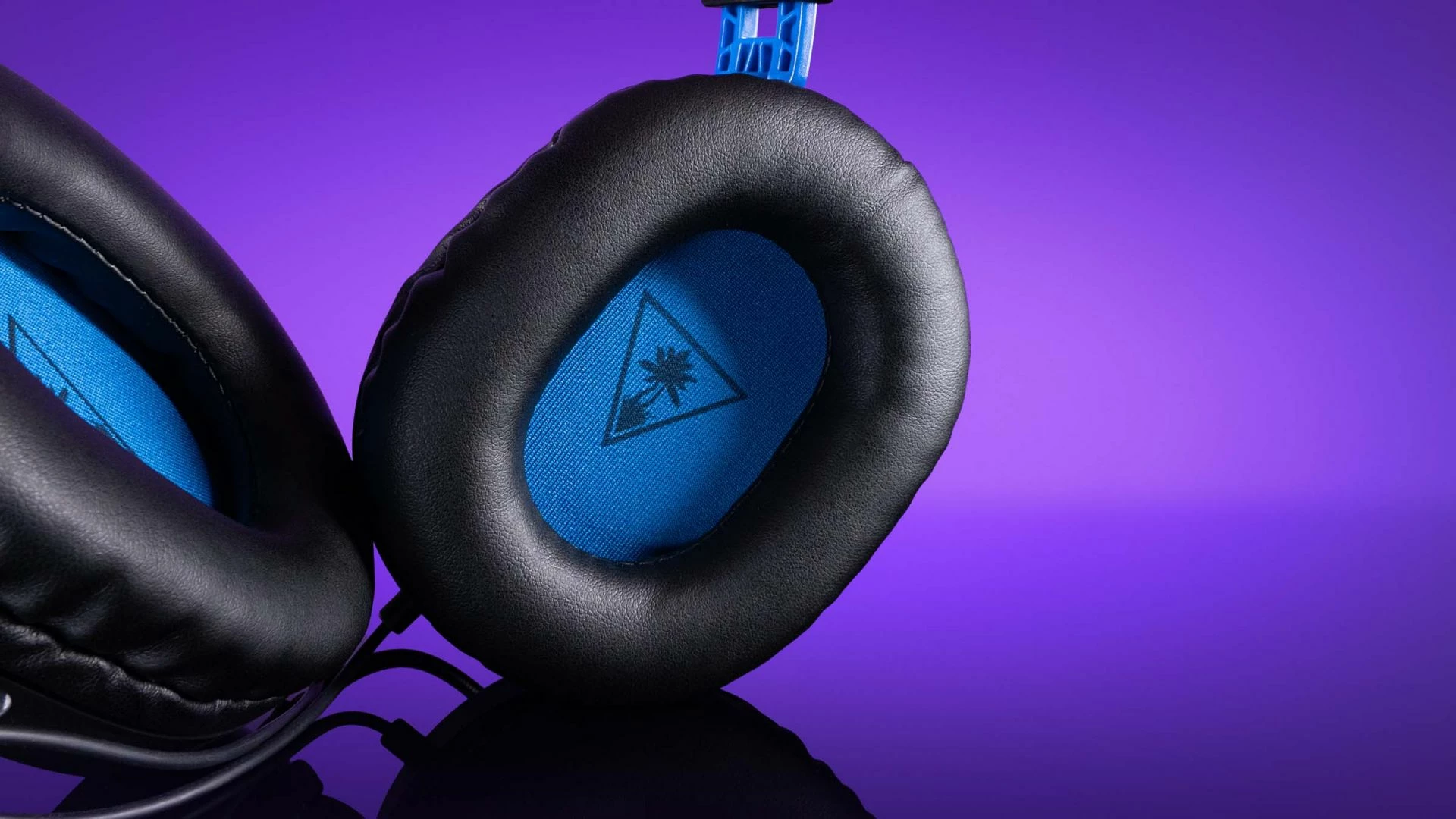 Kufje gaming Turtle Beach Recon 50 PS4/PS5, 3.5mm, stereo, me mikrofon të heqshëm, zi/kaltër