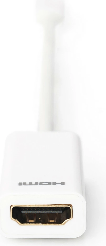 Adapter Digitus Mini DisplayPort në HDMI, 0.15m, i bardhë