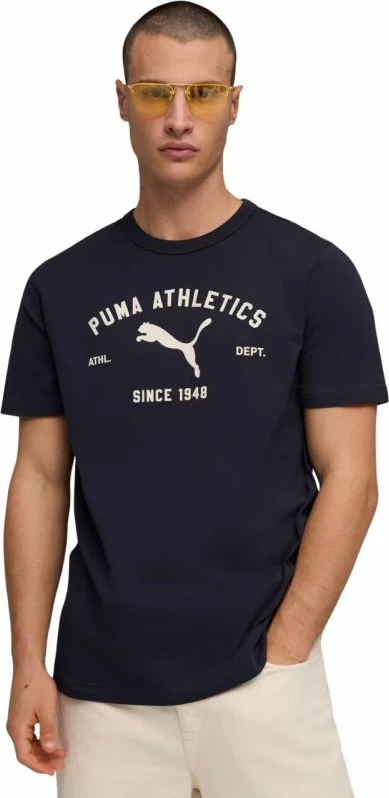 Maicë meshkuj Puma Class Graphic Tee 692226 16, e kaltër e errët