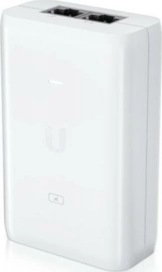 Injektor PoE Ubiquiti U-PoE-AT 30W PoE+ 802.3at Gigabit, i bardhë