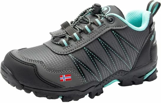 Atlete hiking për fëmijë Trollkids, anthracite/mint