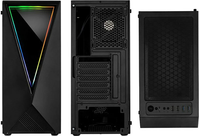 Kasë Kolink Void RGB Midi-Tower, me dritare, e zezë