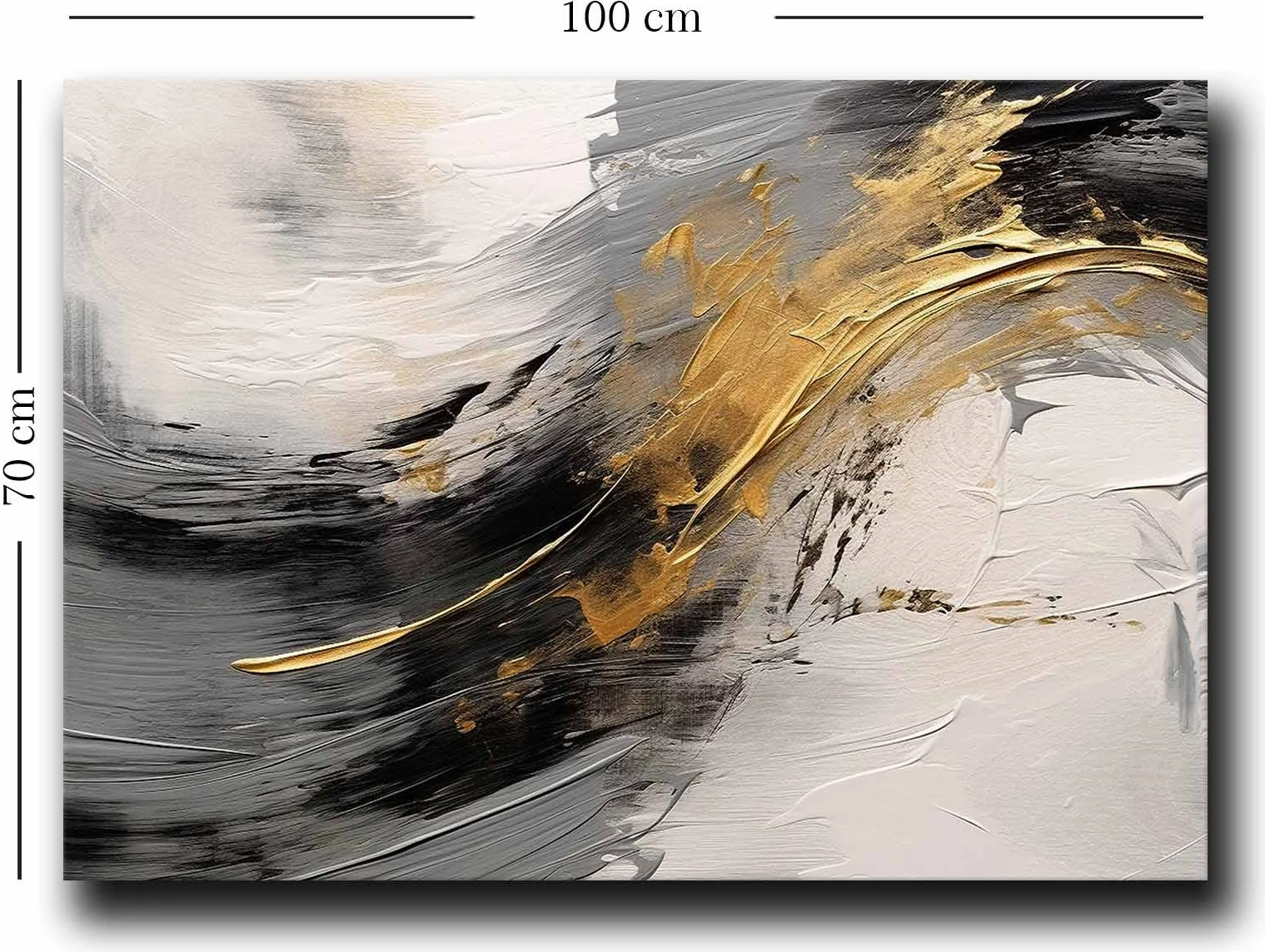 Pikturë dekorative në kanavacë, shumëngjyrëshe, 70x100cm, Wallity, 70100GSC-006