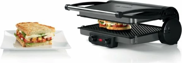 Grill elektrik BOSCH TCG4215, zi/argjendtë