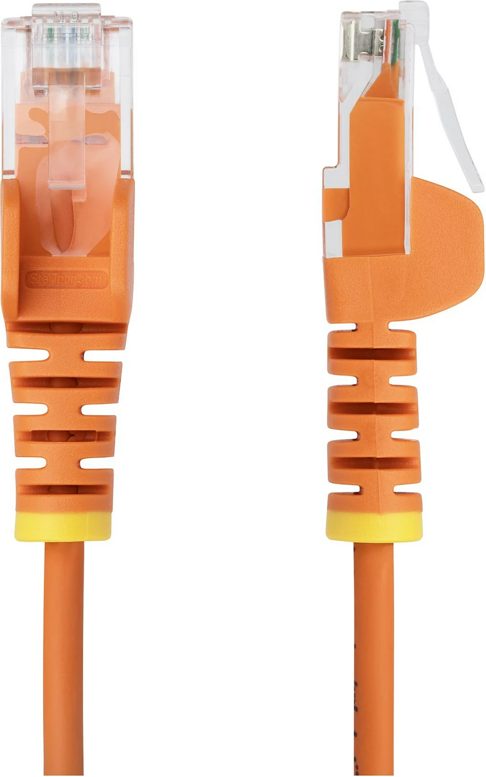 Kabëll Ethernet StarTech Slim Cat6 2m, RJ45, PoE++ 100W, portokalli