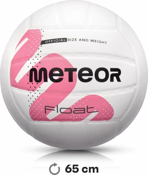 Top volejbolli Meteor uniseks, bardhë rozë