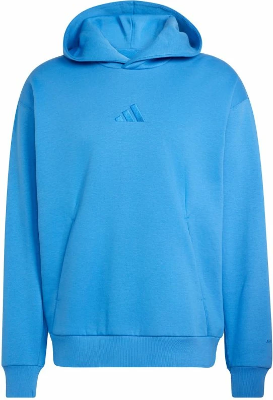Duks për meshkuj adidas ALL SZN Fleece Hoodie KC3182, i kaltër