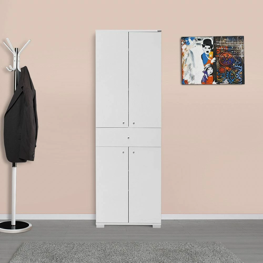 Dollap multifunksional, ngjyrë e bardhë, Hanah Home, Adr-441-Pp-1