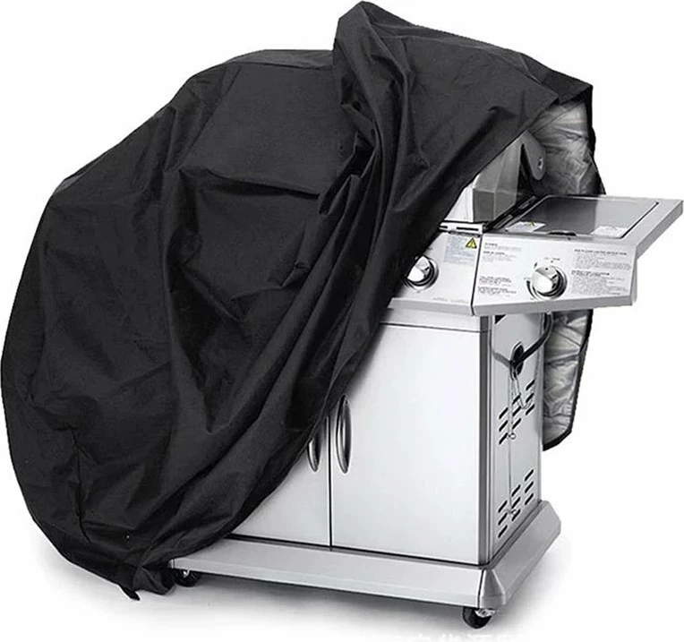 Mbulesë ujërezistuese për grilë/biçikletë/skuter, Hurtel, L 145x61x117 cm, e zezë